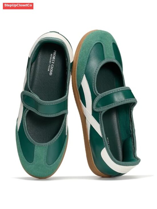 Shoes - Mary Jane Fashion Sneakers with Memory Foam Insole Lightweight Non-Slip